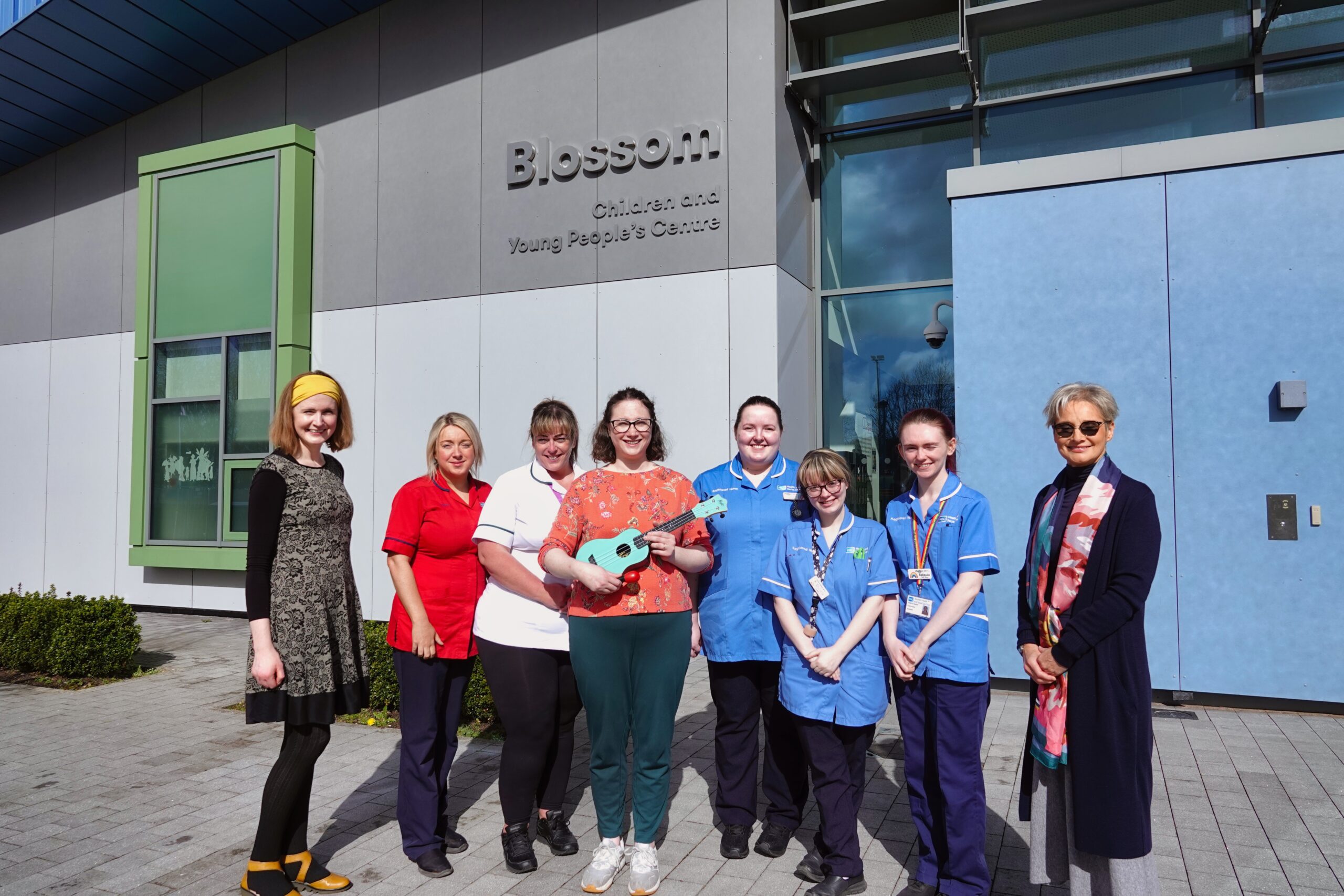 Bringing music to children at Craigavon Area Hospital